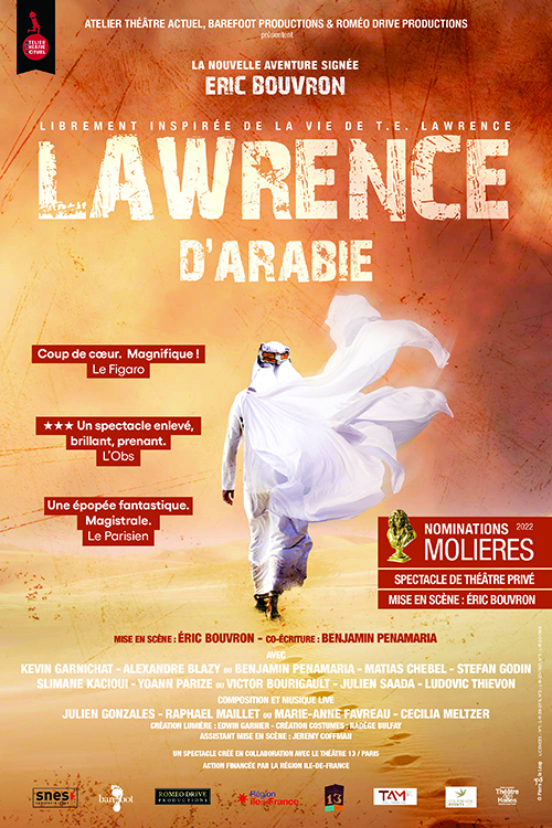 Affiche Lawrence d'Arabie - Eric Bouvron - Benjamin Penamaria